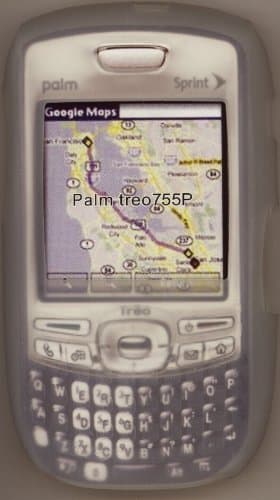 Milante White Silicon case for Palm Treo 775P 750 Cell Phone