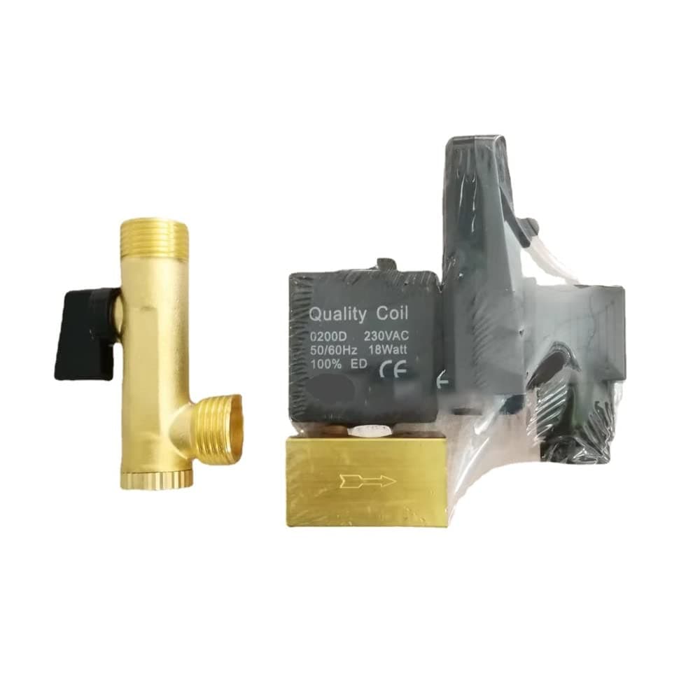 54579248 54410931 Timed Electric Auto Drain Valve Kit Fits Ingersoll Rand Air Compressor Replacement Parts AC110V 1/4NPT (54410931)