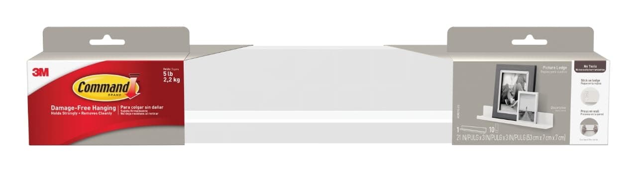 Command Adhesive Picture Ledge