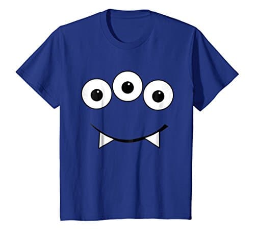 Monster Face Halloween Costume Shirt, Funny Cute Kids Gift