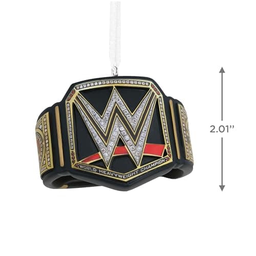 Hallmark WWE チャンピオンシップ クリスマスオーナメント