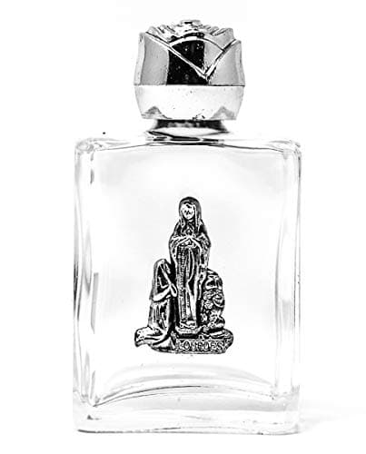 Catholic Gift Shop Lourdes Authentic Lourdes Holy Water in a Glass Bottle & Lourdes Prayer Card