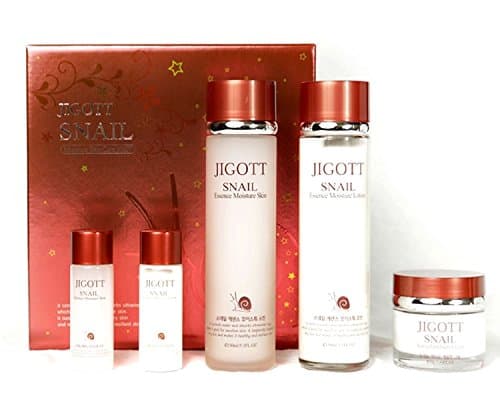 [Jigott] Snail Moisture Skin Care 3set(5item) / Snail extract, Moisture, elasticity/Korean Cosmetics
