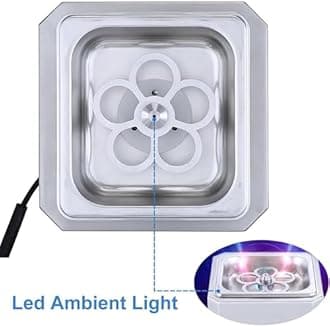 Glass Chiller Glass Froster Mini Co2 Glass Chiller Cooler Freezer for Cups and Glasses, Instant Chill Your Glasses in Seconds, with Led Light, Instant Drink Chiller