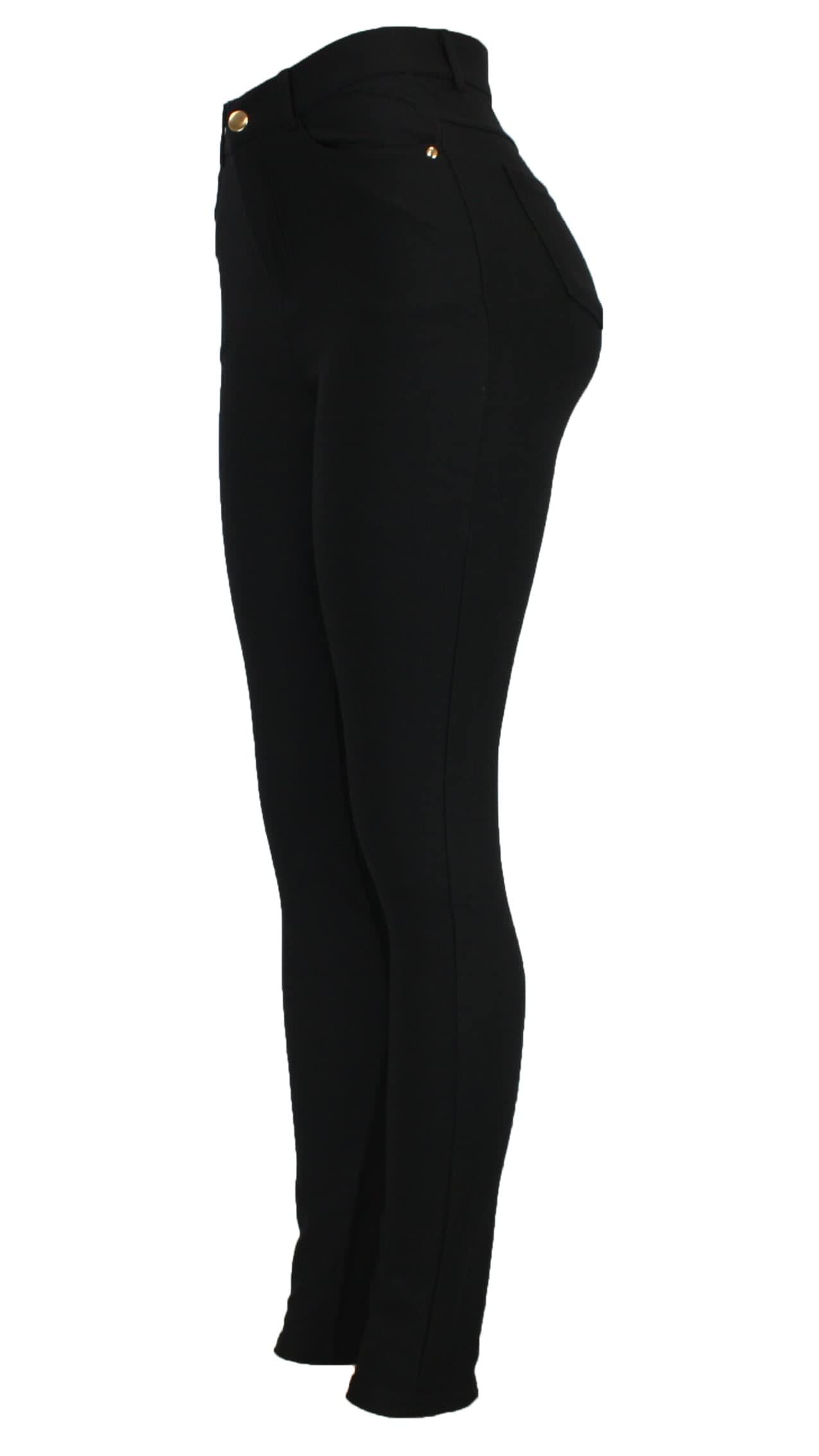 Miss JeggingLadies Womens New Diamante Black Stretchy Jeans Jeggings Leggings UK Size 10-20