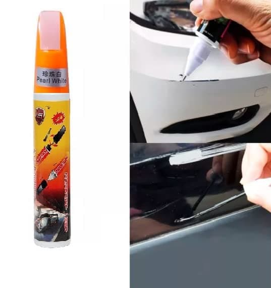 Car Paint Repair Pearl White, Scratch Remover Pen, Touch Up Paint Pen