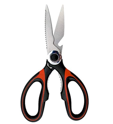 Heavy Duty Kitchen Scissors CAB Trading Group,Kitchen Scissor Sharp Stainless Steel Multi-Purpose Kitchen Shears Best for Chicken, Poultry, Fish, Meat, Vegetables and general tasks in The house.