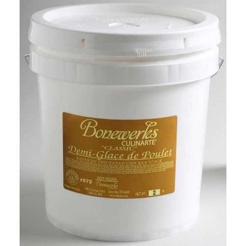 Bonewerks Culinarte Demi Glace de Poulet Classic Chicken Base, 16 Pound - 1 each.