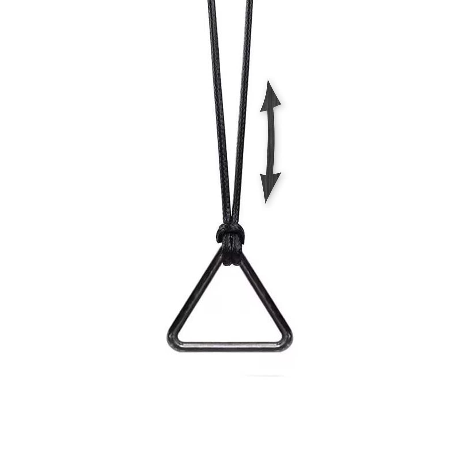 Denji Cosplay Necklace Metal Black Pendant Elastic Rope