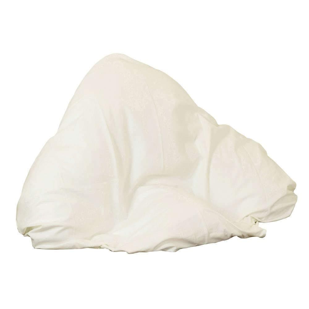 Orthopaedic Batwing Shaped Neck & Back Support Pillow offering Cushioned Support when Reading and Sitting, with Cream Washable Pillowcase, Filled with Bounce-Back Hollowfibre.