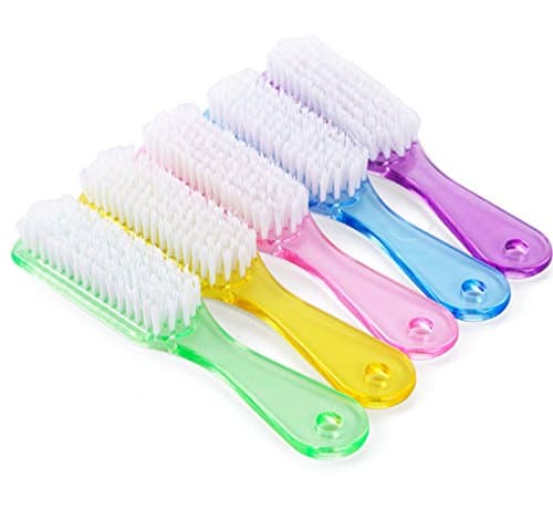 Chusea 2 Pcs Household Multifunction Pro Nail Scrub Brushes