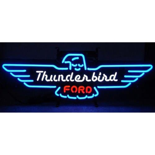 Neonetics 5THUNDER Ford Thunderbird RED White Blue 32x11 Neon Sign