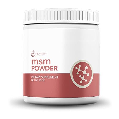 TruVision Health's MSM Powder- methylsulfonylmethane msm powder- Organic, non- GMO, for joint function, Healthy skin & Nails, cell generation