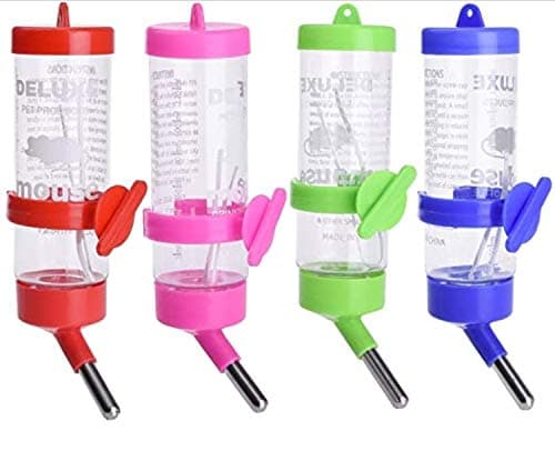 The DDS Store Little Pet Drinking Water Bottle Rat Hamster Rabbit Dispenser-250ml - Color May Vary
