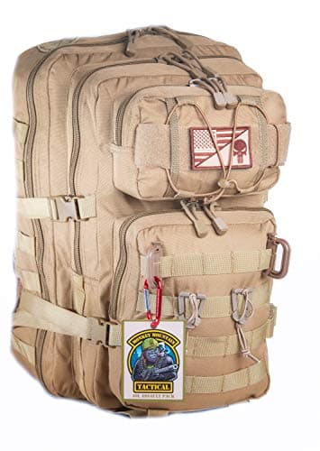 Monkey Mountain Tactical-Disabled Vet Owned Small Business 40L MOLLE Military Survival Bag Assault Pack