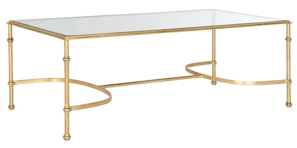 Safavieh Home Collection Lucille Coffee Table, Gold