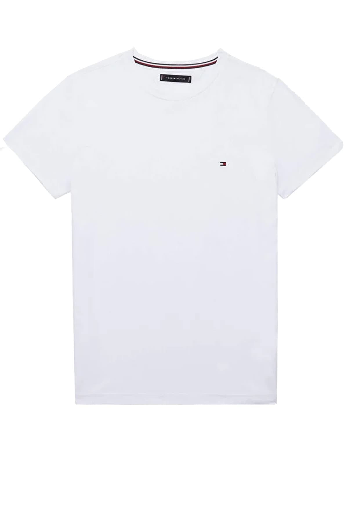 Men's T-Shirt - Logo T Shirt For Men - Crew Neck T Shirt Men - Tommy Jeans Logo - 100% Organic Cotton Jersey