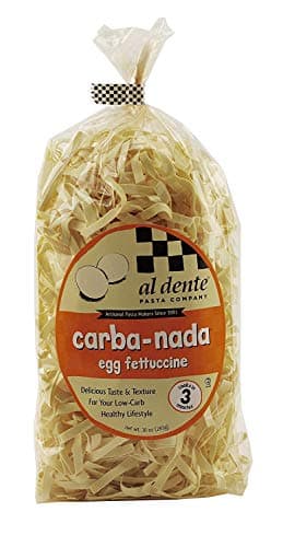 Carba-Nada Egg Fettuccine, 10-Ounce Bags (Pack of 6) (pack of 18)