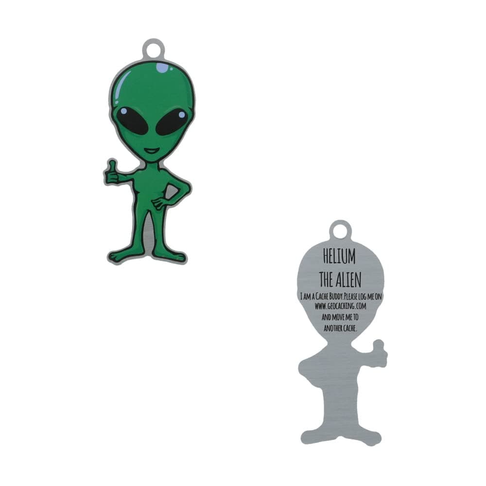 Helium The Alien Travel Tag
