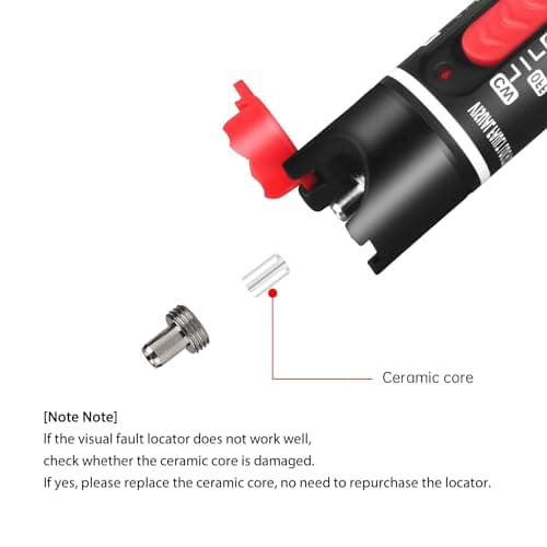 FYBOPTWU - 1pc Fiber Optic Visual Fault Locator VFL Fiber Optic Cable Tester ...