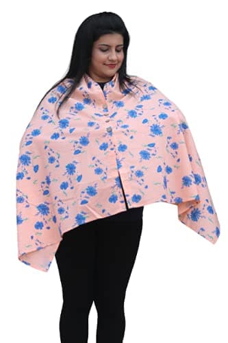 EPIK MOMS - The Orange Sugar Pipe Maternity & Nursing Stole/Nursing Breastfeeding Cover Scarf Cloth/Multi Purpose Breast Feeding Nursing Shawl