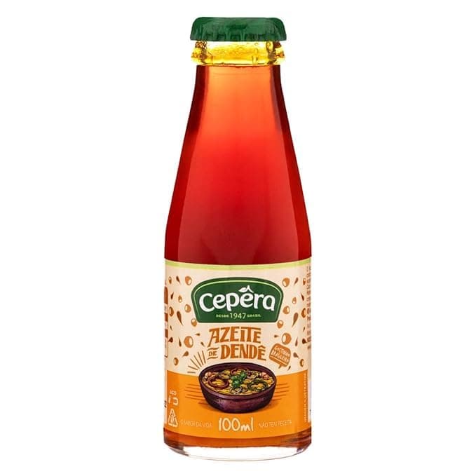 Brazilian Corner Cepera Azeite de Dende 100ml | Palm Oil 3.38 fl oz Vegan Gluten Free by Brazilian Corner| Imported from Brazil