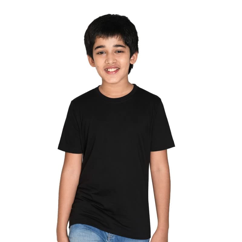 NusylBoy's Solid Regular Fit T-Shirt