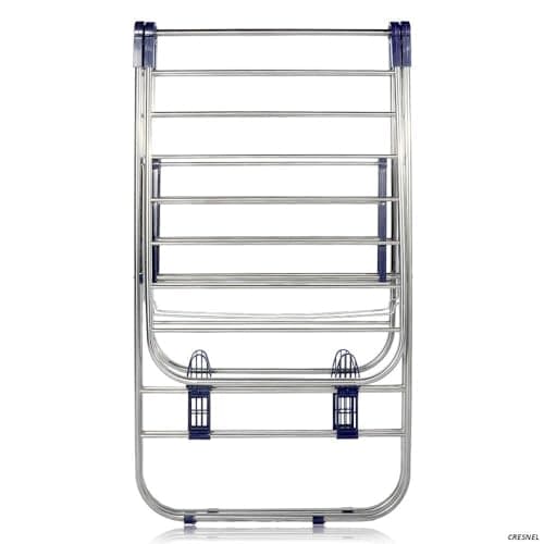 Stainless Steel Clothes Drying Rack – Adjustable Gullwing and Foldable for Easy Storage – Rust-Proof for Indoor and Outdoor Use