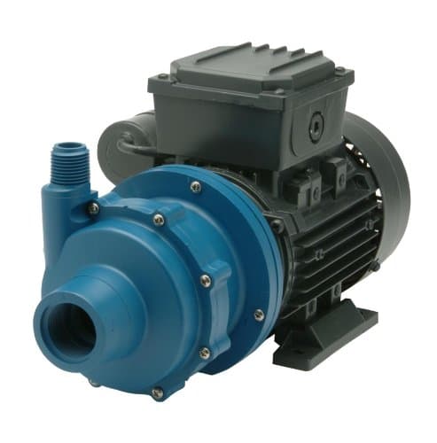 Finish Thompson DB5P-M613 Centrifugal Magnetic Drive Pump, Polypropylene, 1/4 HP, 115V, 1 Phase, 35.2 Max Feet of Head, 19.4 gpm