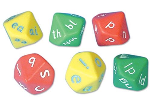 Inspirational Classrooms 3001209 Letter Dice (Pack of 6)