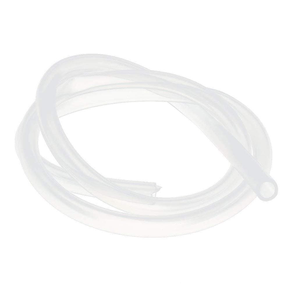 Yesallwas 8mm (0.31") x 12mm (0.47") 5ft Silicone Tube Flexible Silicone Rubber Tubing Water Air Hose Pipe for Pump Transfer (8mmX12mm 1.5M)