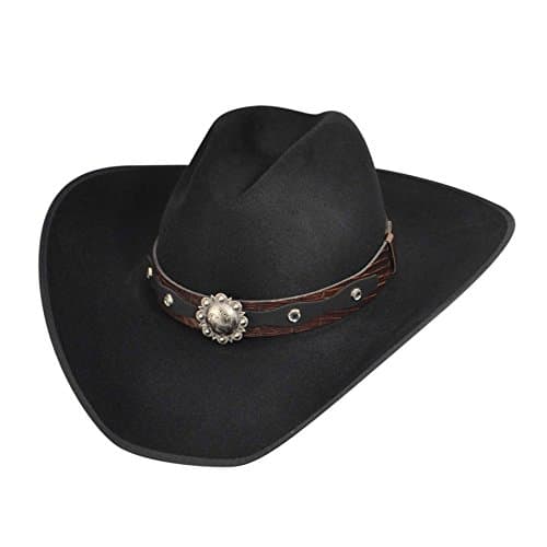 RENEGADE by Bailey Western Men's Nell,Black,US 7