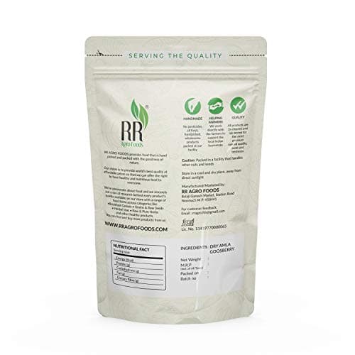 RR AGRO FOODS Amla Dried Whole Indian Gooseberry (500 g)