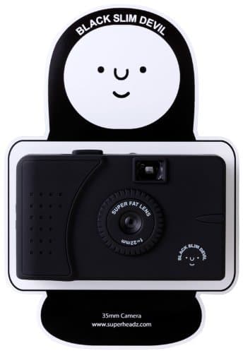 Black Slim Devil (Wide Angle Lens) Camera