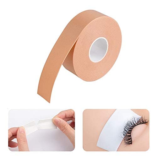 thansky 5m/Roll Sponge Foam Eyelash Extension Tape,Skin Color Eyelash Adhesive Tape, Salon Supply Patches Tape Eyelashes Pads