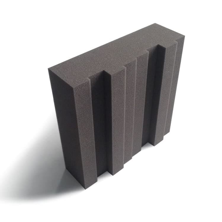 BLOCK100 Sound Proofing Panels – 10-Pcs Pack Acoustic Foam Panels – Soundproofing Acoustic Panels for Studio, Home, Cinema – Fireproof Noise-Cancelling Foam Wedges – 305 x 305 x 100mm