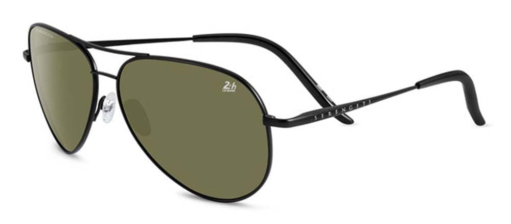 Serengeti Panarea (Carrara) 24 Hour Le Mans Safety Glasses, Satin Black/Polarized