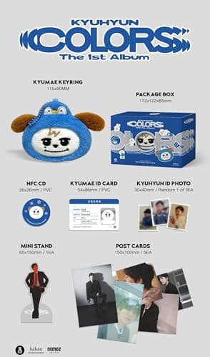 COLORS KYUHYUN (Super Junior) Album [KYUMAE ver. (NEMO ver.)]+Pre Order Benefits+BolsVos K-POP Inspired Freebies (The 1st Album)