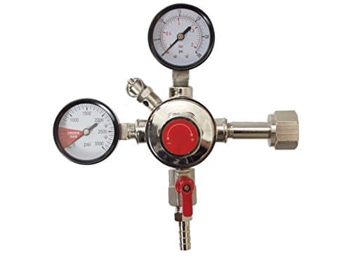 Fermentap CO2 Regulator - Dual Gauge
