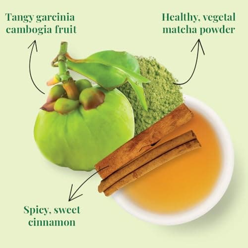 Lean Green SuperGreen, 36 Tea Bag Tin : The Republic Of Tea Lean Green Supergreen Tea, 36 Tea Bags, Matcha and Garcinia Cambogia Tea Blend