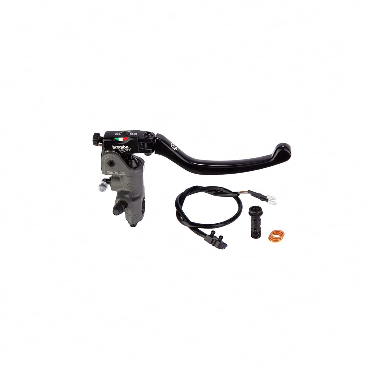 BREMBO RCS19 Brake Master Cylinder with Folding Lever 110.A263.10
