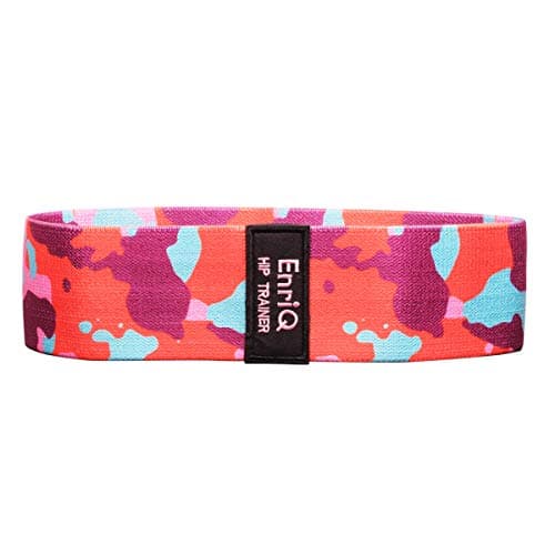EnriQ Booty Bands Fabric Resistance Bands for Legs and Butt - Non Slip Cloth Hip Bands Elastic Workout Bands - Activate Glutes and Thighs - Made of Premium Elastic Fabric