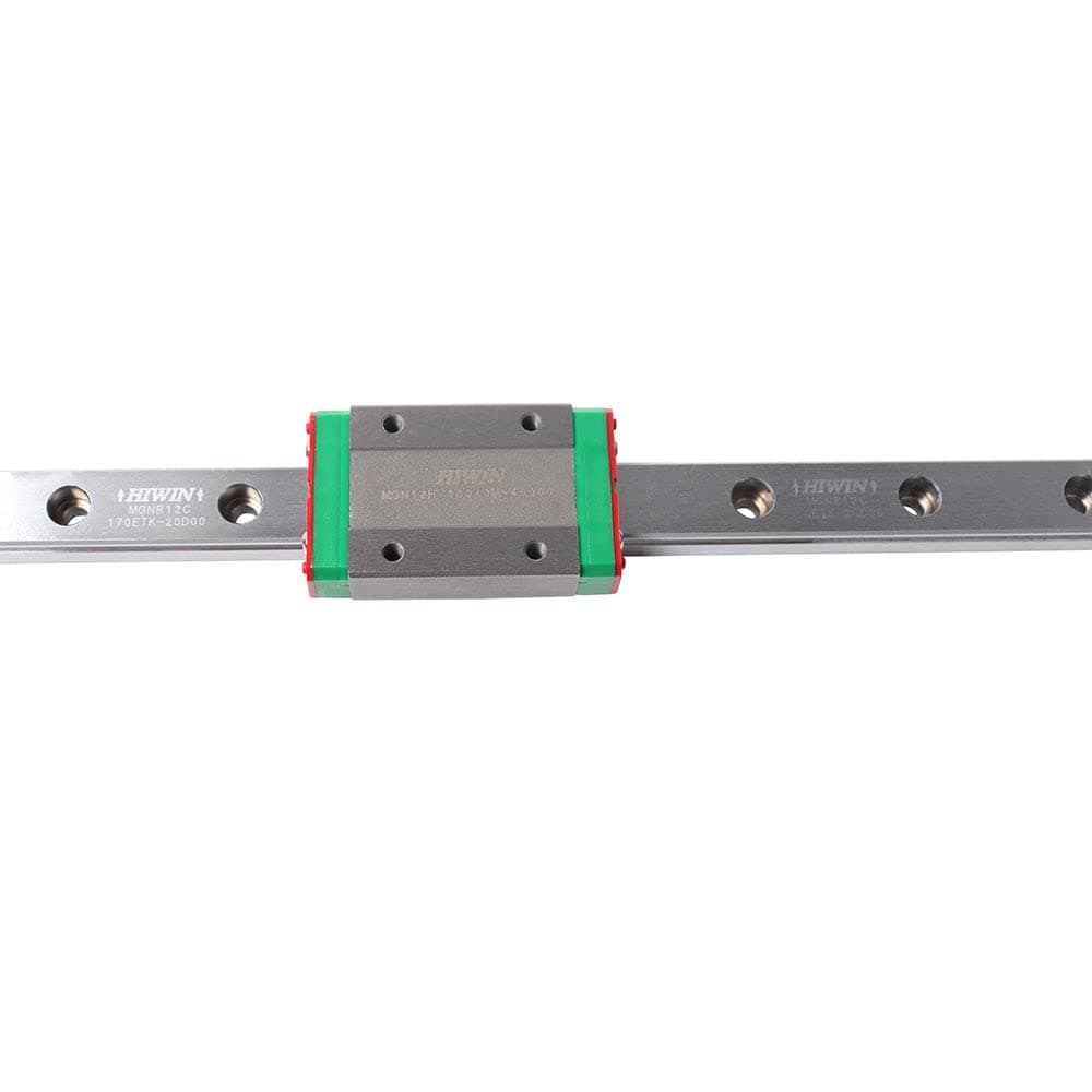 Genuine Hiwin MGN12 carriages+400mm L MGNR12C linear rails for BLV MGN Cube 3d printer (Size : Customized size)