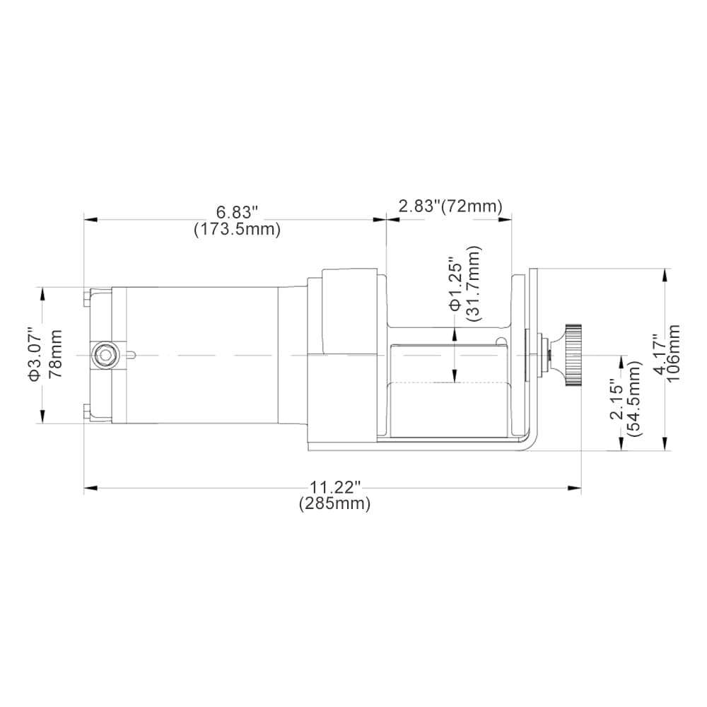 2000-lb. ATV/UTV Electric Winch with wirerope Kits, 12V Winch for Towing, Boat, Off-Road