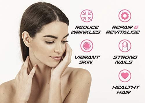 Freak Athletics Collagen - Hydrolysed Marine Collagen Tablets - High Strength Skin, Hair & Joint Health Supplement - Pure Marine Collagen Capsules 60 x 300mg - UK Made