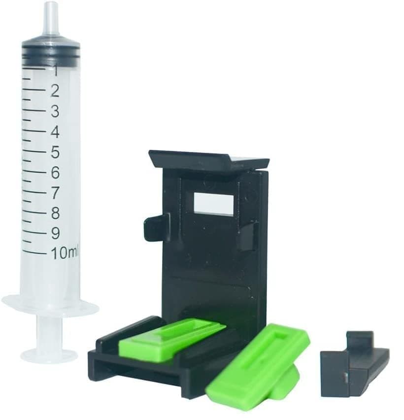 for H.p. Ink Suction Tool Refill KIT for Printer Cartridge Cleaning 803 805 662 680 702 703 704 801 802 818 850 851 854 857 860 861 900 901 etc. for Both Black and Color Cartridge with Syringe