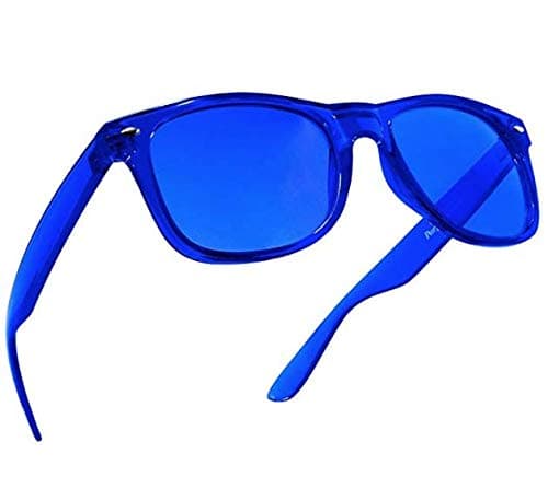 PURPLE CANYON Blue Color Therapy Glasses for Chakra Healing, Chromotherapy, and Mood