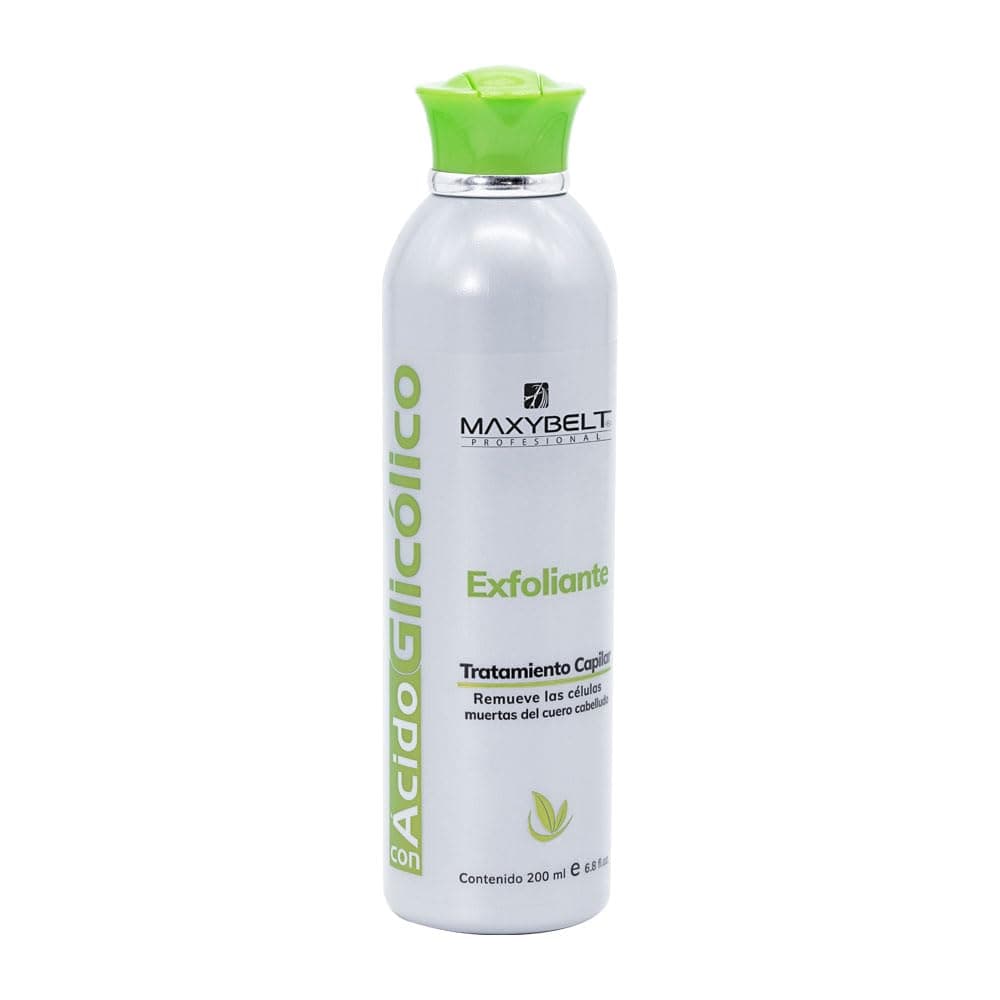 Maxybelt Hair Treatment With Glycolic Acid | Tratamiento Capilar Con Ácido Glicólico 6.8oz-200ml
