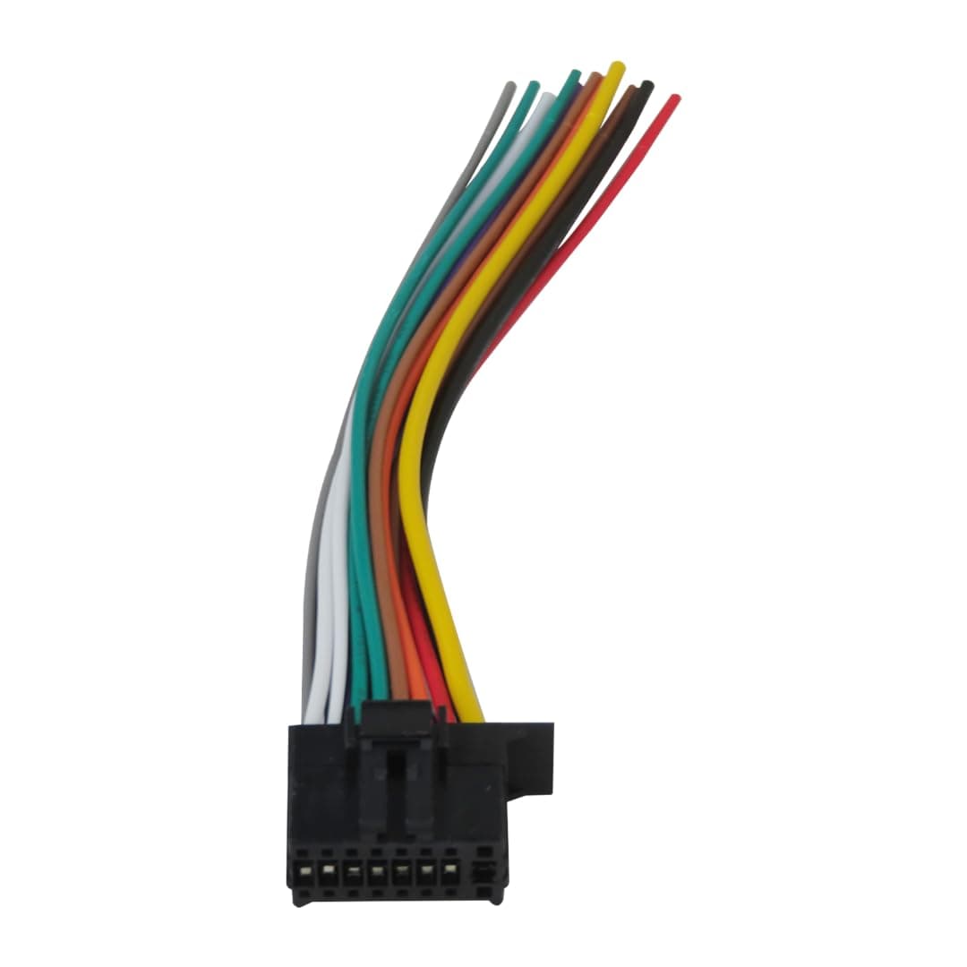 JRSHOMECar Wire Harness Replacement for Kenwood DDX - series models: DDX25BT DDX26BT DDX276BT DDX350BT DDX375BT DDX376BT DDX394 DDX395 DDX396 DDX4018BT