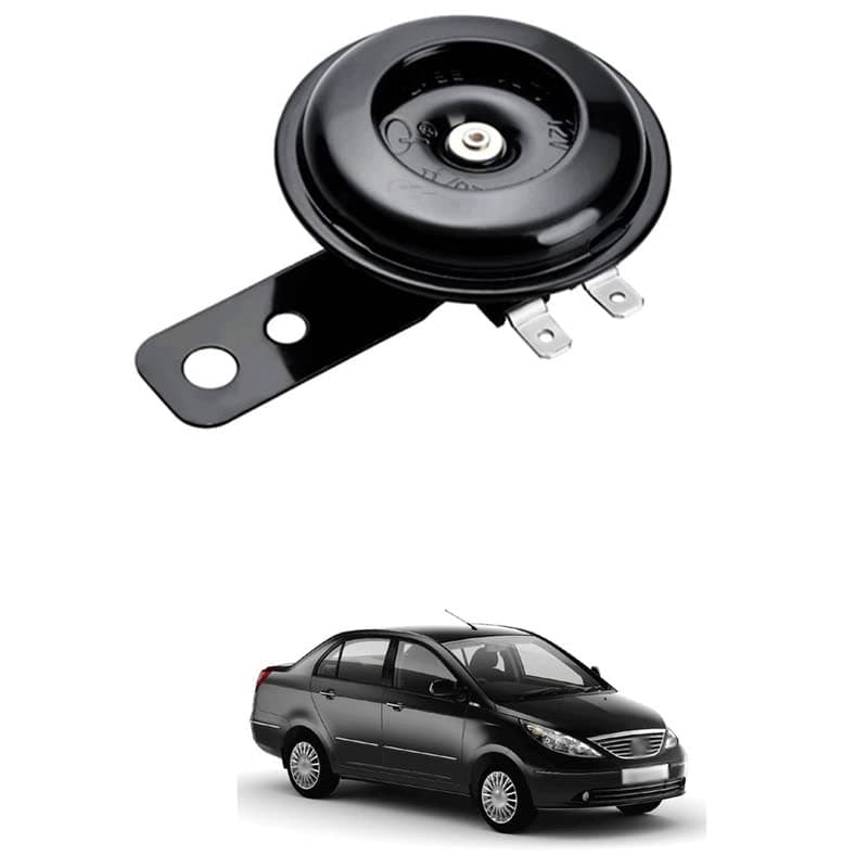 LOVMOTO Universal Motorcycle Electric Horns Waterproof Round Loud Speaker 12V 1.5A 105db small horn for Vehicle Comfortable For Indi-go Man-za